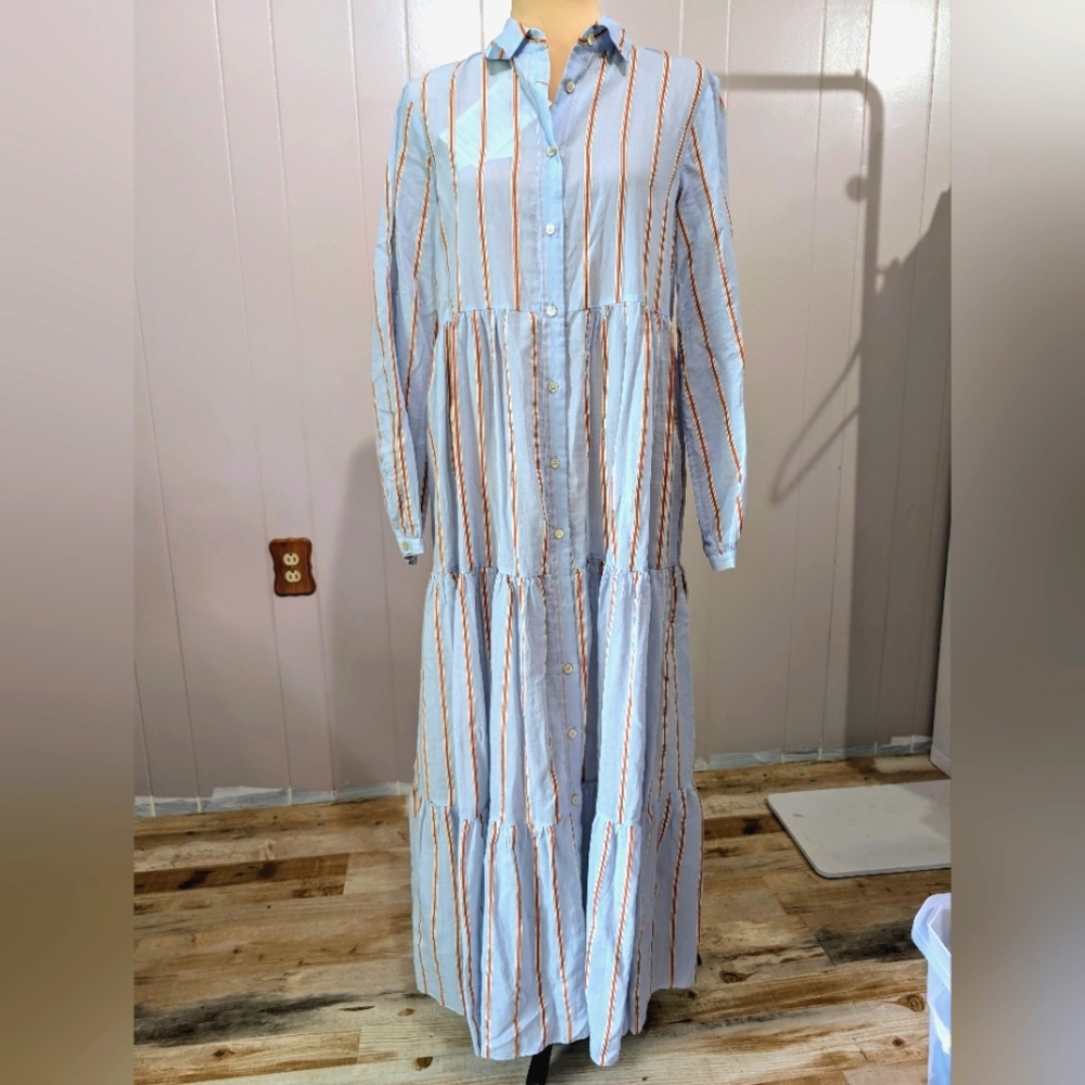 Jucca Cotton Striped Sundress Size 44